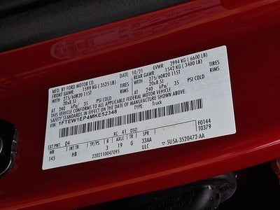 2021 Ford F-150 Lariat