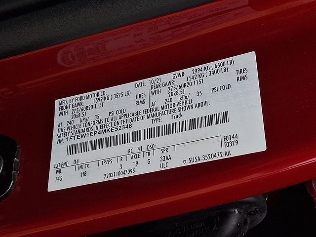2021 Ford F-150 Lariat