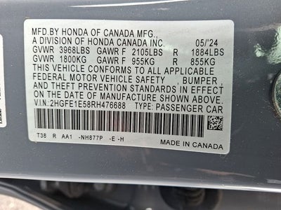 2024 Honda Civic Si Base