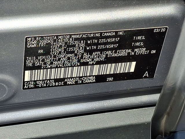 2020 Toyota RAV4 XLE