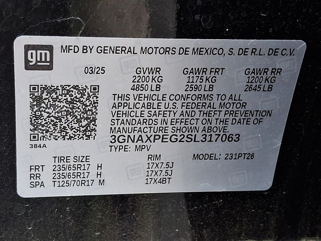 2025 Chevrolet Equinox LT