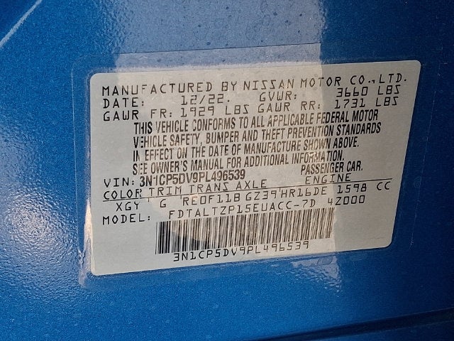 2023 Nissan Kicks SR