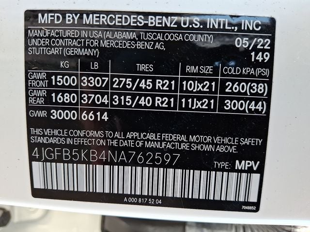 2022 Mercedes-Benz GLE GLE 450 4MATIC®
