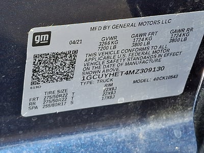 2021 Chevrolet Silverado 1500 High Country