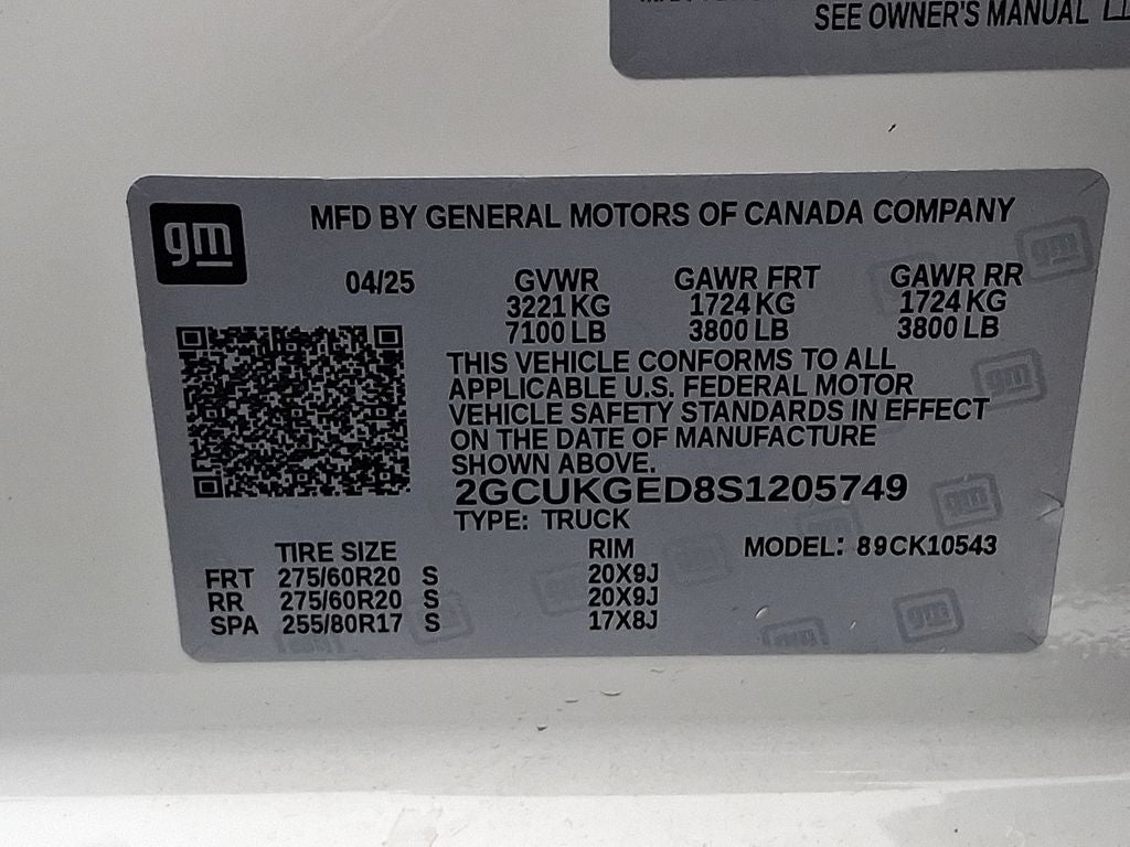 2025 Chevrolet Silverado 1500 LTZ