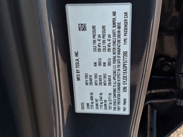 2023 Tesla Model 3 Base