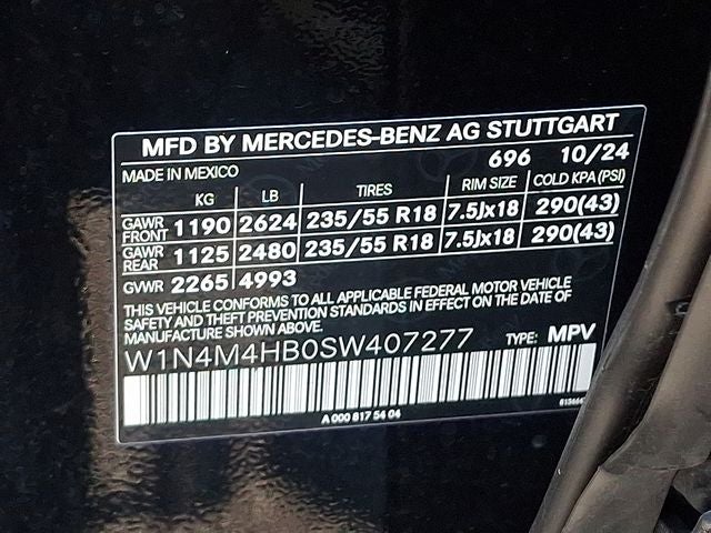 2025 Mercedes-Benz GLB GLB 250 4MATIC®