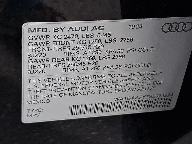 2025 Audi Q5 45 S line Premium quattro