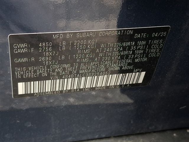 2025 Subaru Outback Onyx Edition