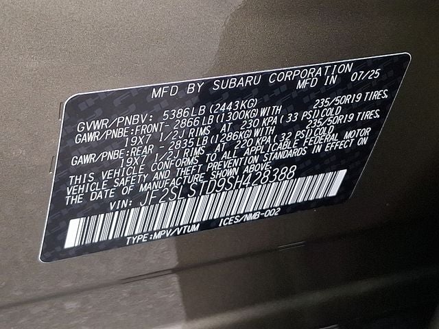2025 Subaru Forester Hybrid Touring