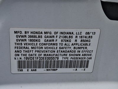 2014 Acura ILX 2.0L