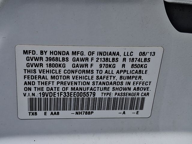 2014 Acura ILX 2.0L