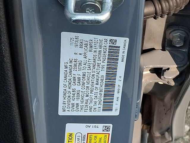 2026 Honda Civic Hybrid Sport