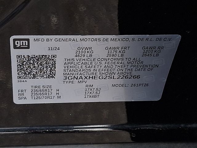2025 Chevrolet Equinox LT
