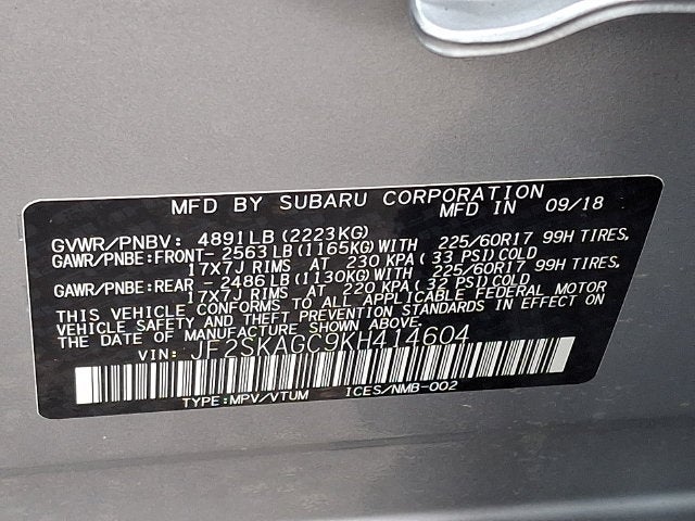 2019 Subaru Forester Premium Premium