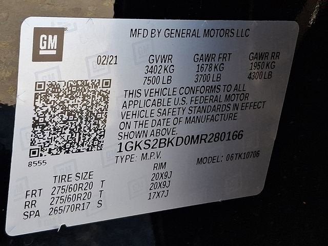 2021 GMC Yukon SLT
