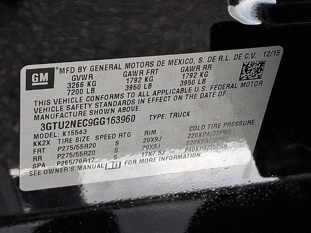 2016 GMC Sierra 1500 SLT