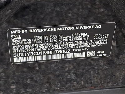 2021 BMW X3 sDrive30i