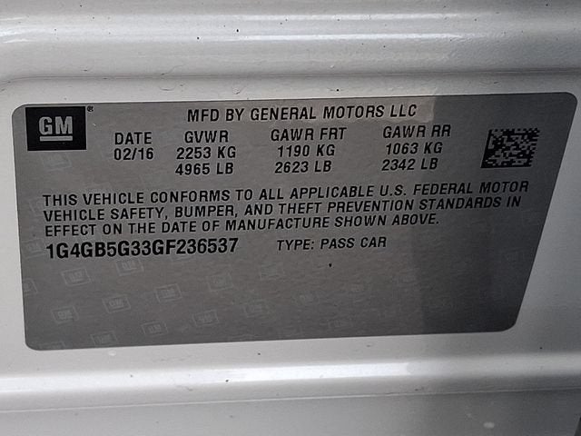 2016 Buick LaCrosse Leather