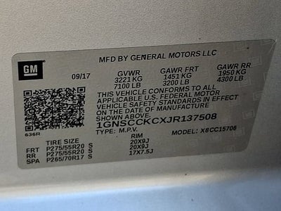 2018 Chevrolet Tahoe Premier
