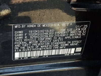 2025 Honda HR-V LX
