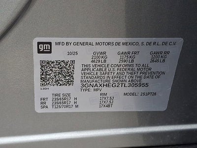 2026 Chevrolet Equinox LT