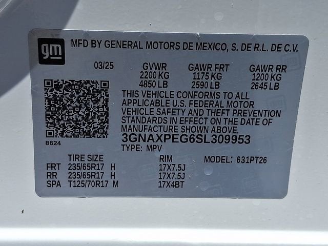 2025 Chevrolet Equinox LT