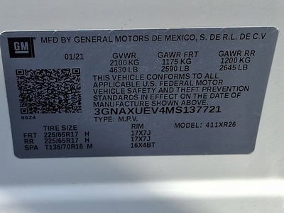 2021 Chevrolet Equinox LT