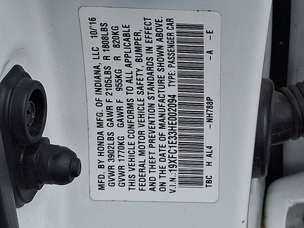 2017 Honda Civic Sedan EX-T