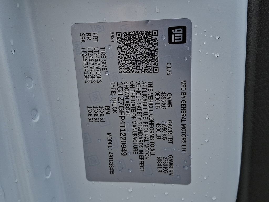 2026 GMC Savana Cargo Work Van
