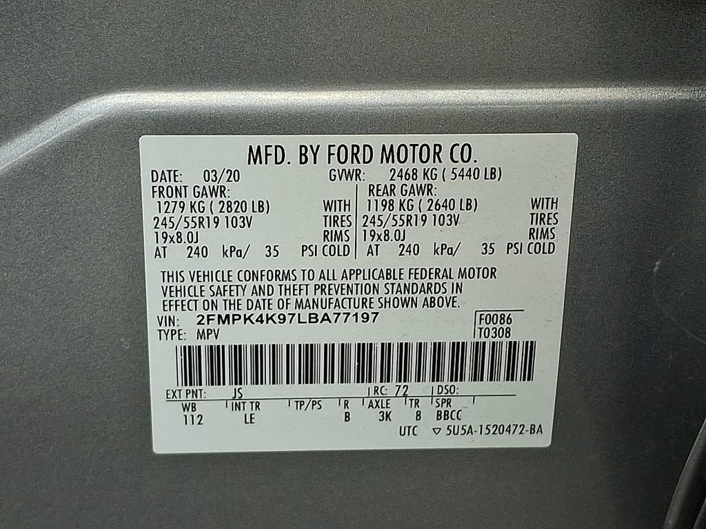 2020 Ford Edge Titanium