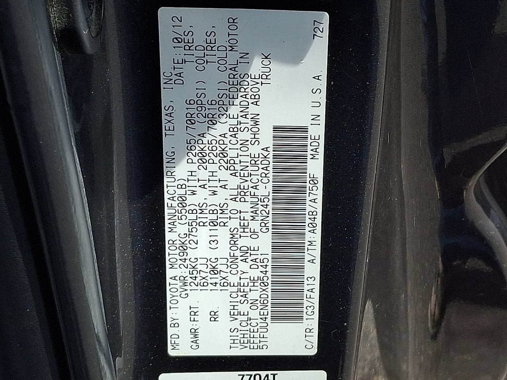 2013 Toyota Tacoma Base