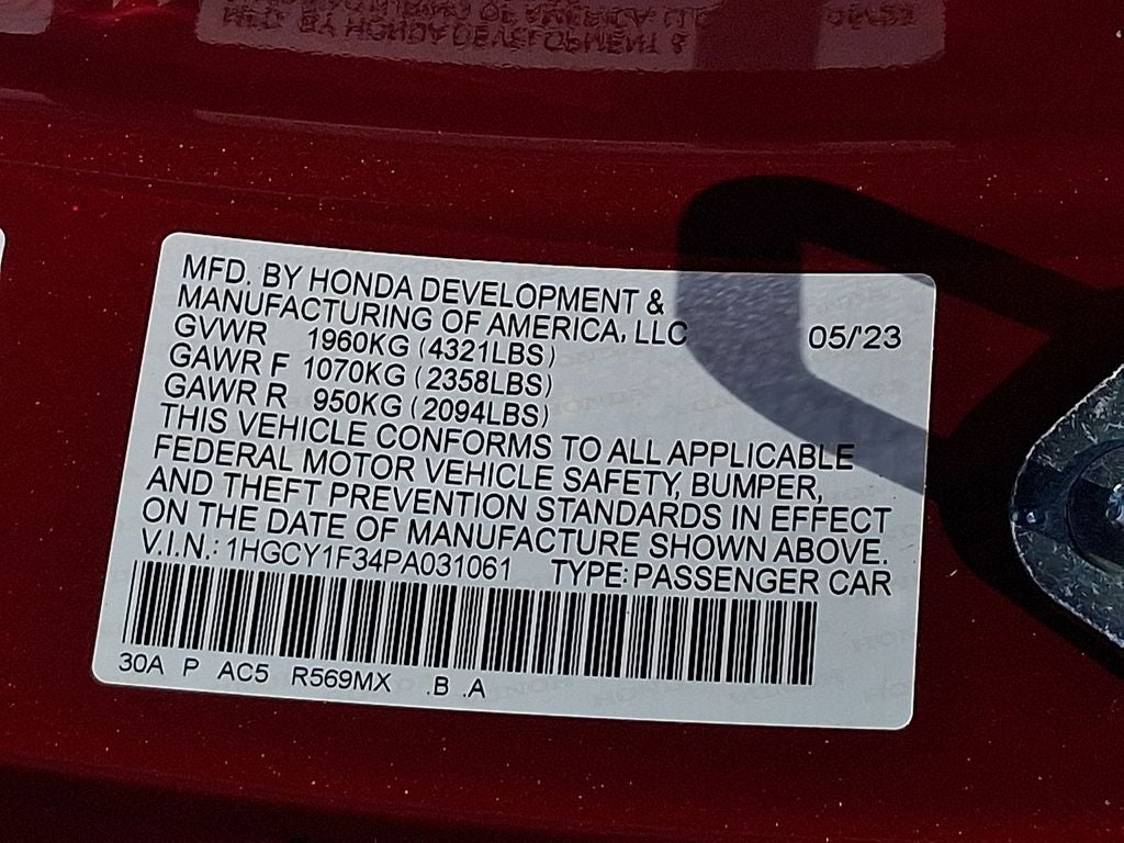 2023 Honda Accord EX