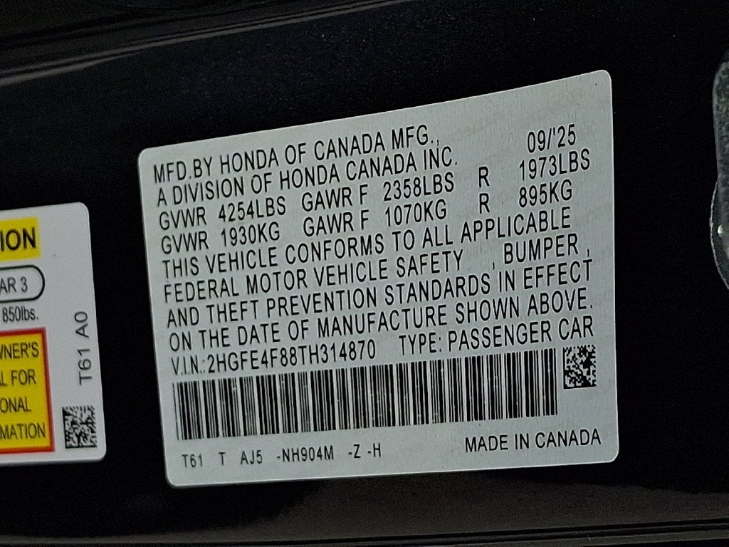 2026 Honda Civic Hybrid Sport Touring