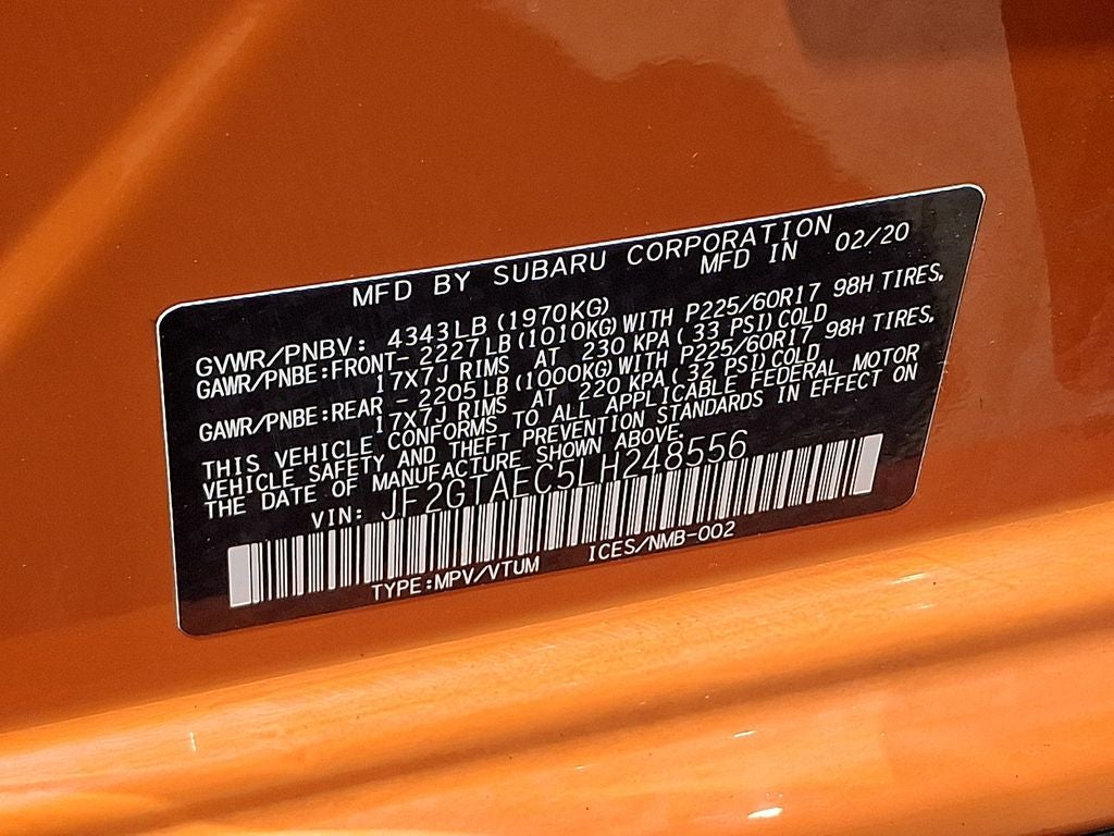 2020 Subaru Crosstrek Premium