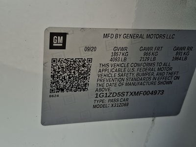 2021 Chevrolet Malibu FWD LT