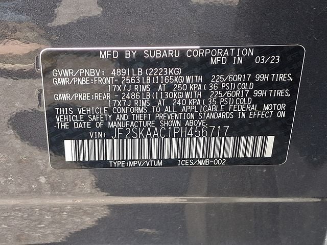 2023 Subaru Forester Base