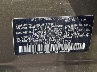 2024 Subaru Forester Limited