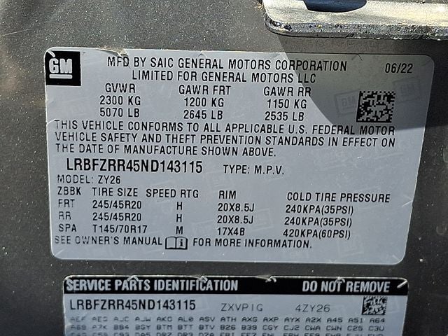 2022 Buick Envision FWD Avenir